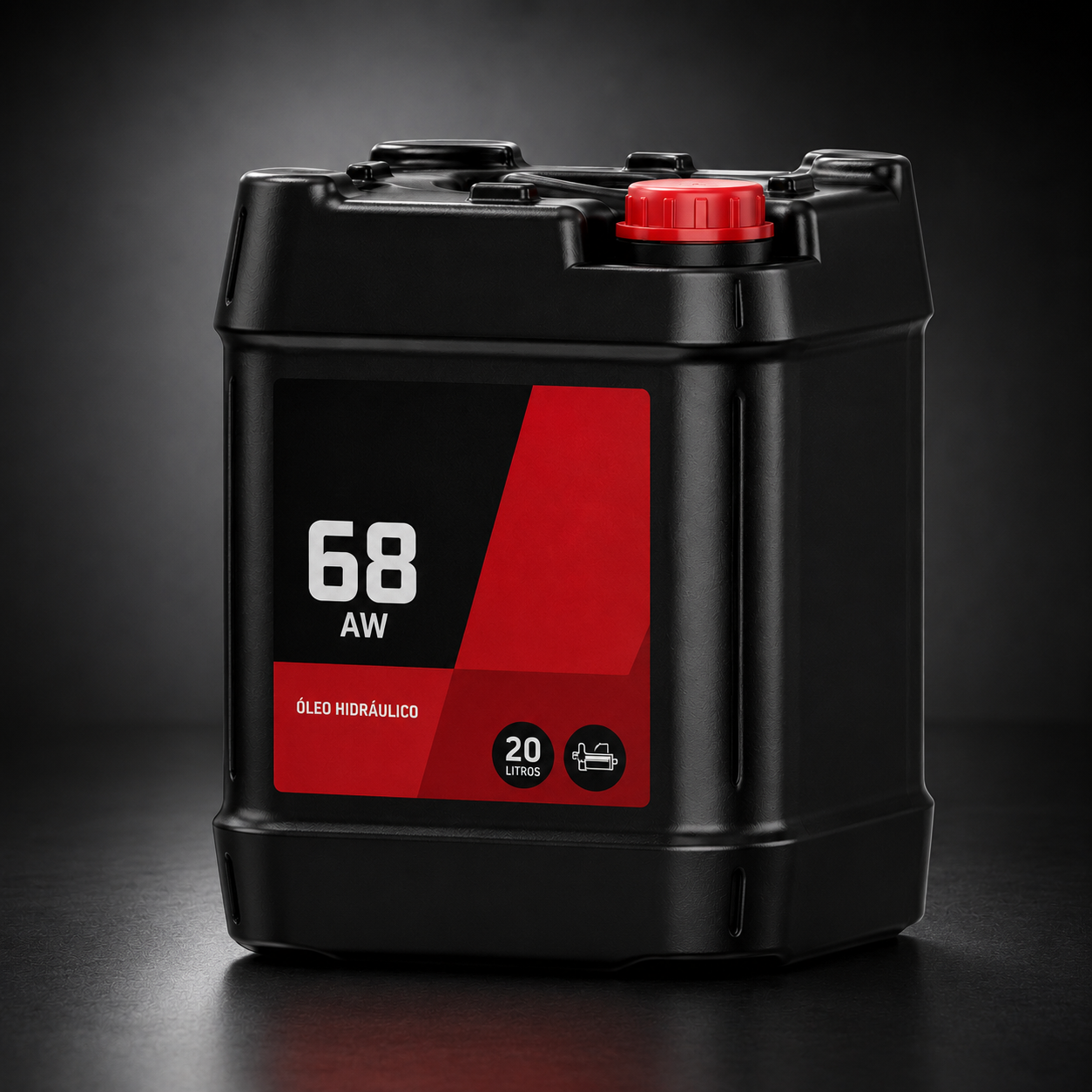 Balde de óleo hidráulico 68 AW, 20 litros